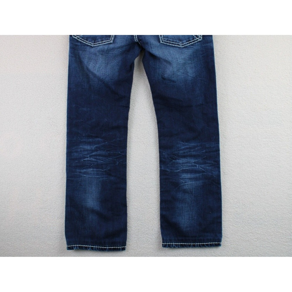 Camp David Men Nick Regular Fit Dark Wash Denim Jeans White Stitching Size 31x32 - Picture 14 of 16